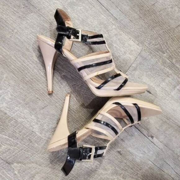 Forever Paula Abdul Heels Pumps Shoes Nude WOMEN'S WOMAN'S Size 9 - Picture 6 of 11